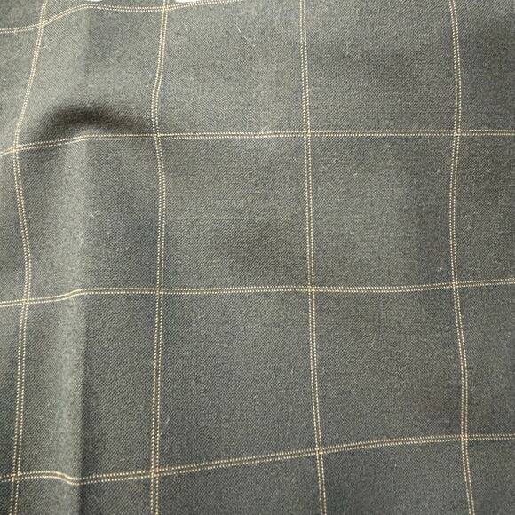 Vintage Talbots Black and Brown Window Pane Plaid Pants Size 10 - Picture 3 of 4